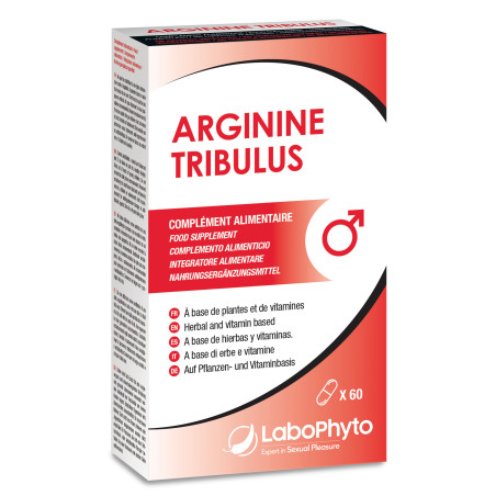 Arginine/Tribulus (60 capsules) - Performance & balance for men