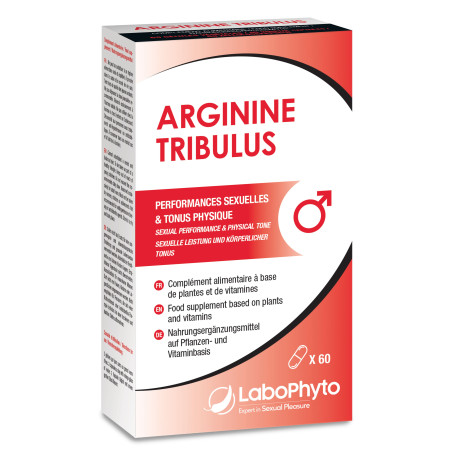 Arginine/Tribulus (60 capsules) - Performance & balance for men