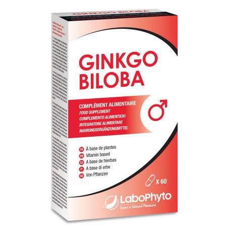 Ginkgo Biloba (60 gélules) - Performances sexuelles & aphrodisiaques