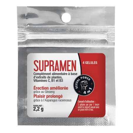 SupraMen (4 capsules) - Natural stimulants