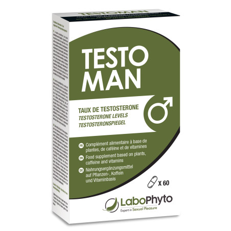 TestoMan (60 capsules) - Energy and virility booster