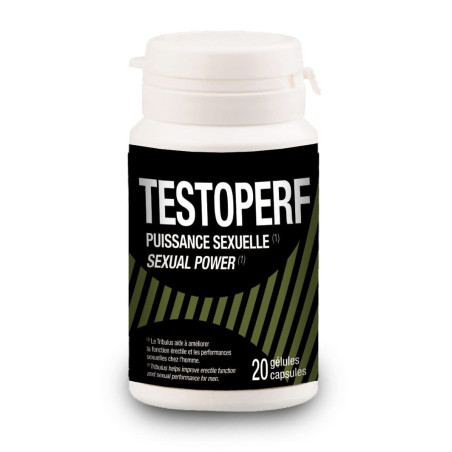 TestoPerf (20 gélules) - Booster d'énergie et virilité