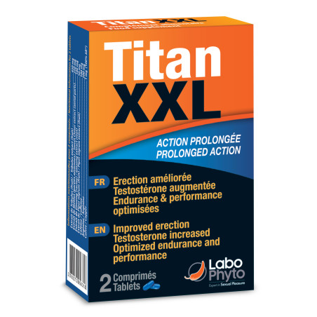 Titan XXL (2 comprimés) - Stimulants sexuels à effet rapide