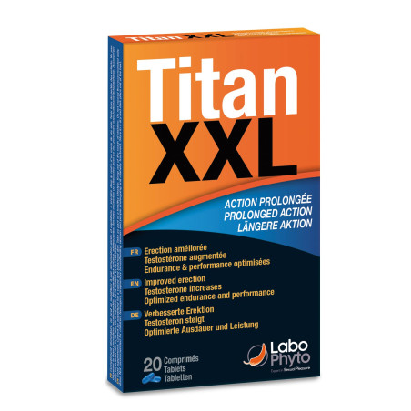 Titan XXL (20 comprimés) - Stimulants sexuels à effet rapide