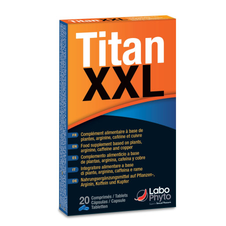 Titan XXL (20 comprimés) - Stimulants naturels