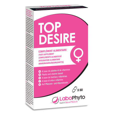 TopDesire (60 gélules) - Libido et aphrodisiaques