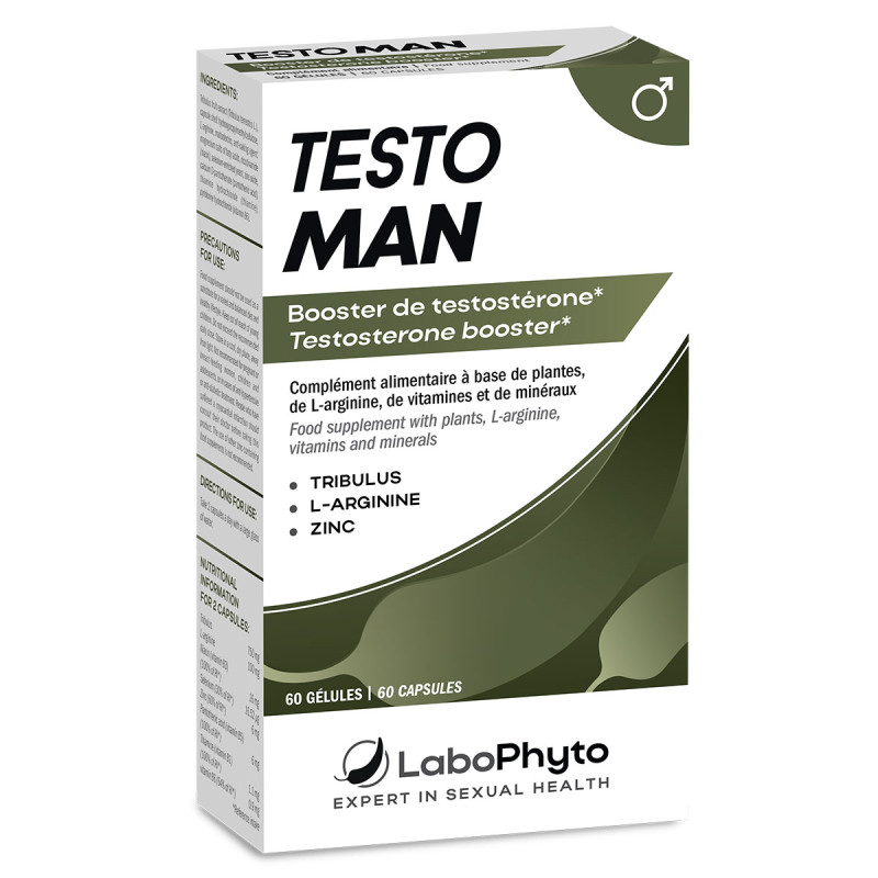 TestoMan (60 gélules) - Energy & testosterone