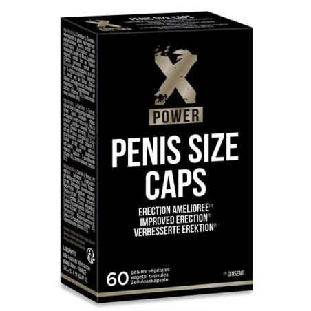Penis Size Caps (60 gélules) - Vigueur masculine