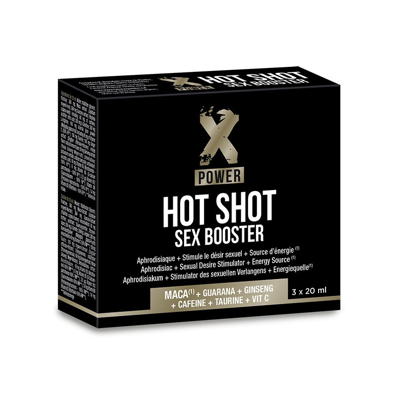 Hot Shot Sex Booster (3 x 20 ml) - Energy & testosterone