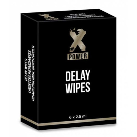 Delay Wipes (6 lingettes) - Retardants & Endurance